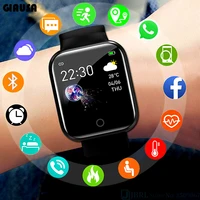 giausa smart sports watch unisex digital display led electronic watch bluetooth application fitness running bracelet