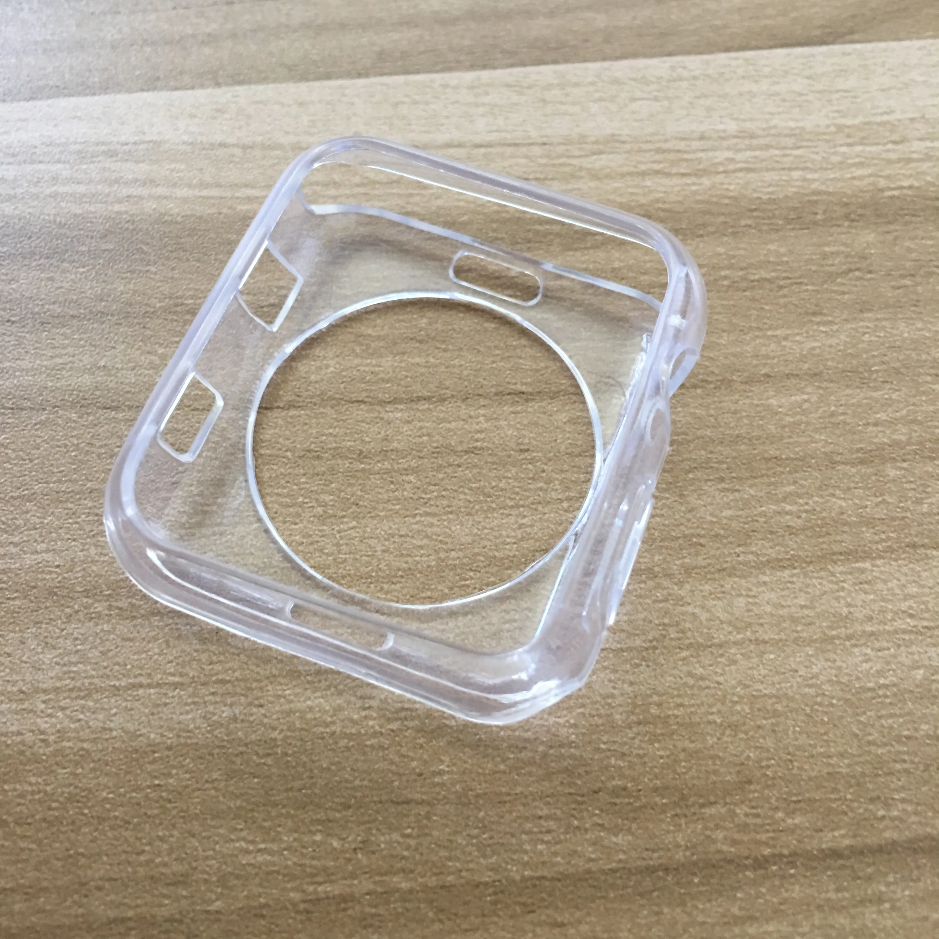Лучший резиновый чехол 38 мм 42 для Apple Watch Series 4 3 2 TPU прозрачный мягкий тонкий