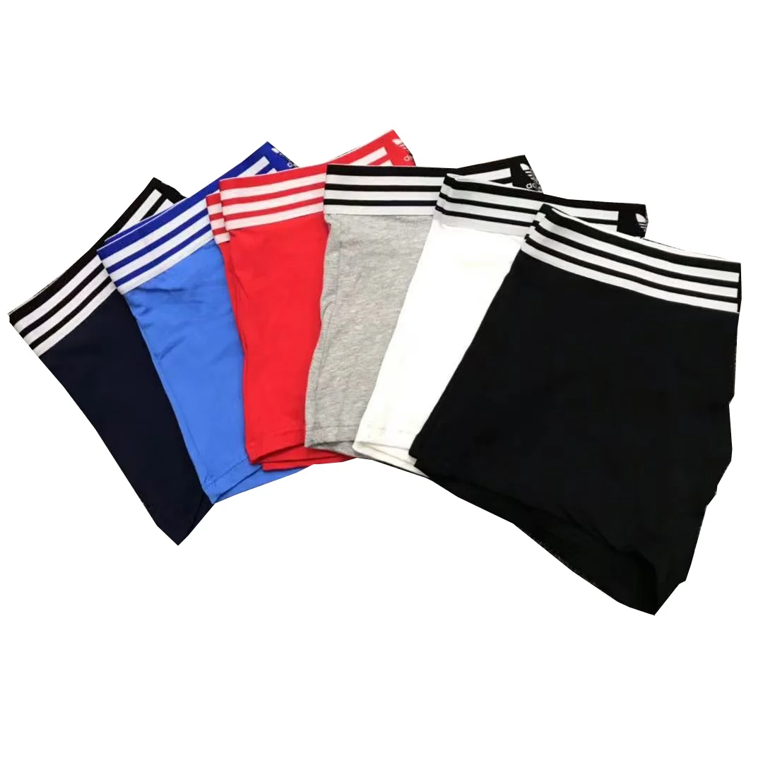 

European Fashion Men's Cotton Boxers Sexy Shorts Men's Brand Underwear Breathable Short Panties