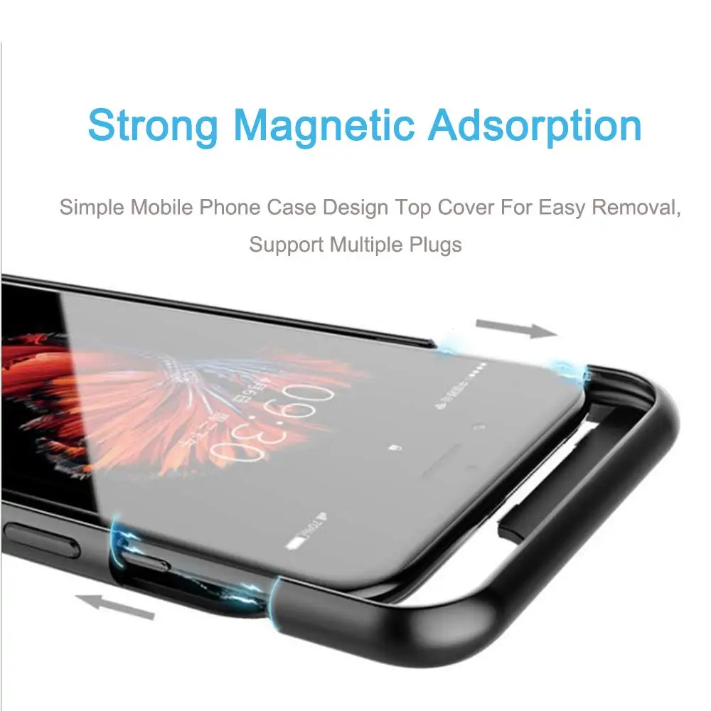 Чехол-аккумулятор QuLing для IPhone 5 5S SE 6 6S 7 8 Plus 6s 2020 XR XS Max чехол с зарядным устройством