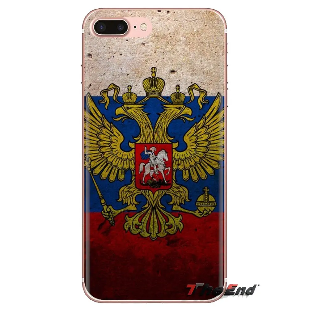Русский Герб Флаг для Samsung Galaxy A3 A5 A7 A9 A8 Star A6 Plus 2018 2015 2016 2017 мягкие прозрачные чехлы |