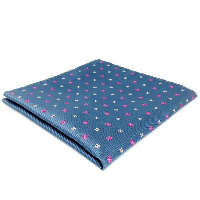Same Design Hanky F16 синий цветочный мужской набор галстуков для свадьбы Xlong галстуки для мужчин классический деловой носовой платок - Цвет: Same Design Hanky