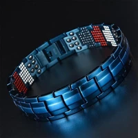 negative ion energy bracelet titanium steel detachable multipoint bracelets varicose veins treatment slimming lose weight