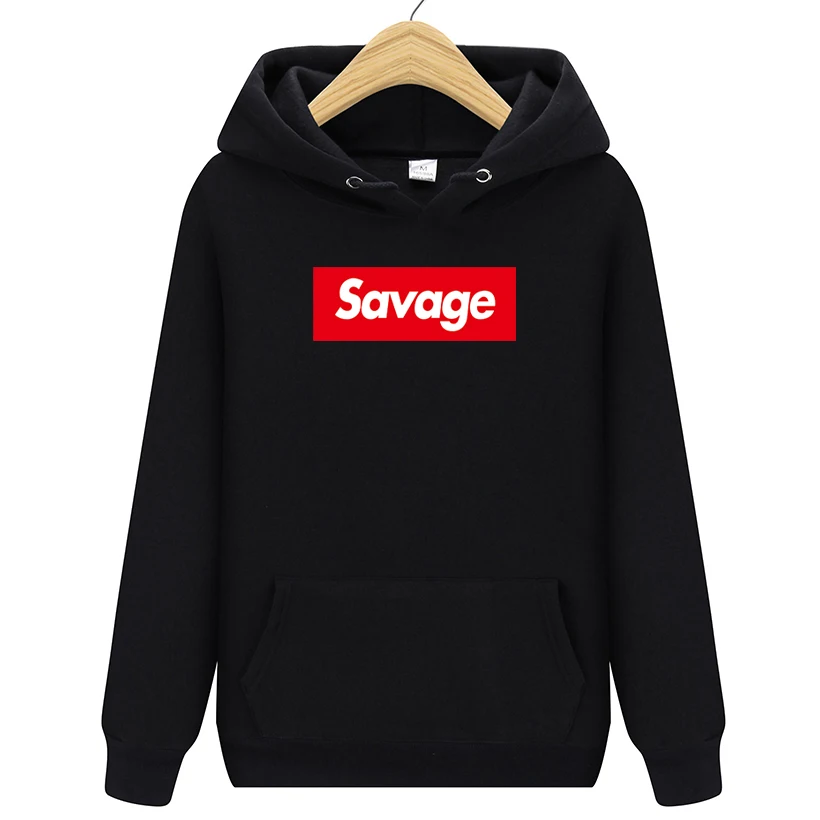 Новинка Осень 2020 мужские толстовки Savage пародия No Heart X Mode убойная группа ATL