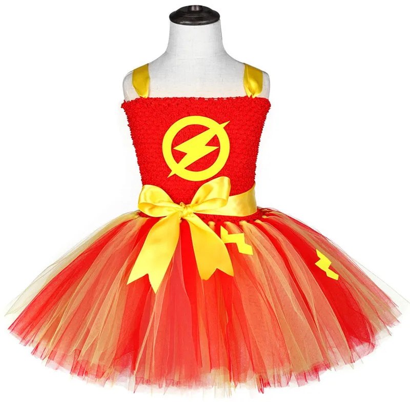 Kids Captain America Hulk Cosplay Tutu Dress Super Heroes The Flash Avenger Halloween Birthday Costume Cloak Goggles Set | Детская