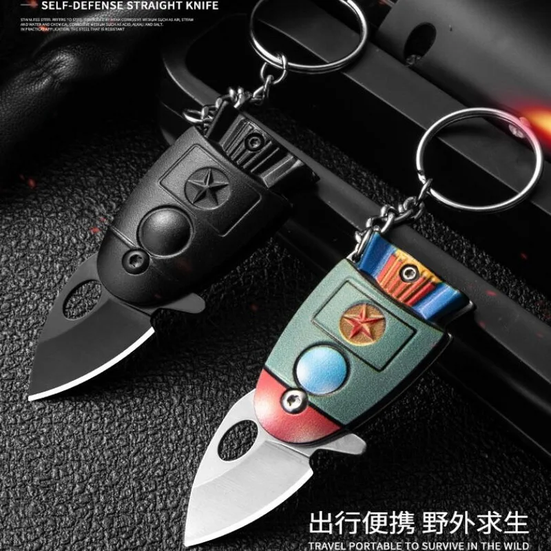 Открытый Нож для ключей EDC многофункциональные складные ножи из нержавеющей
