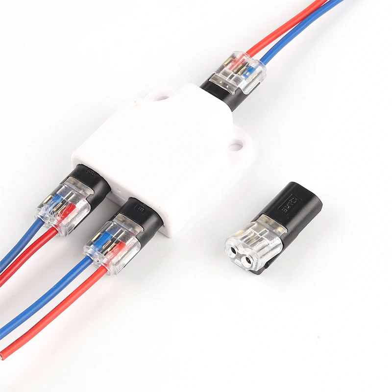 Wire Cable Connector Crimp Terminal Splitter Box Set With for Audio Auto Moto Lighting System Junction 22-18AWG | Обустройство дома