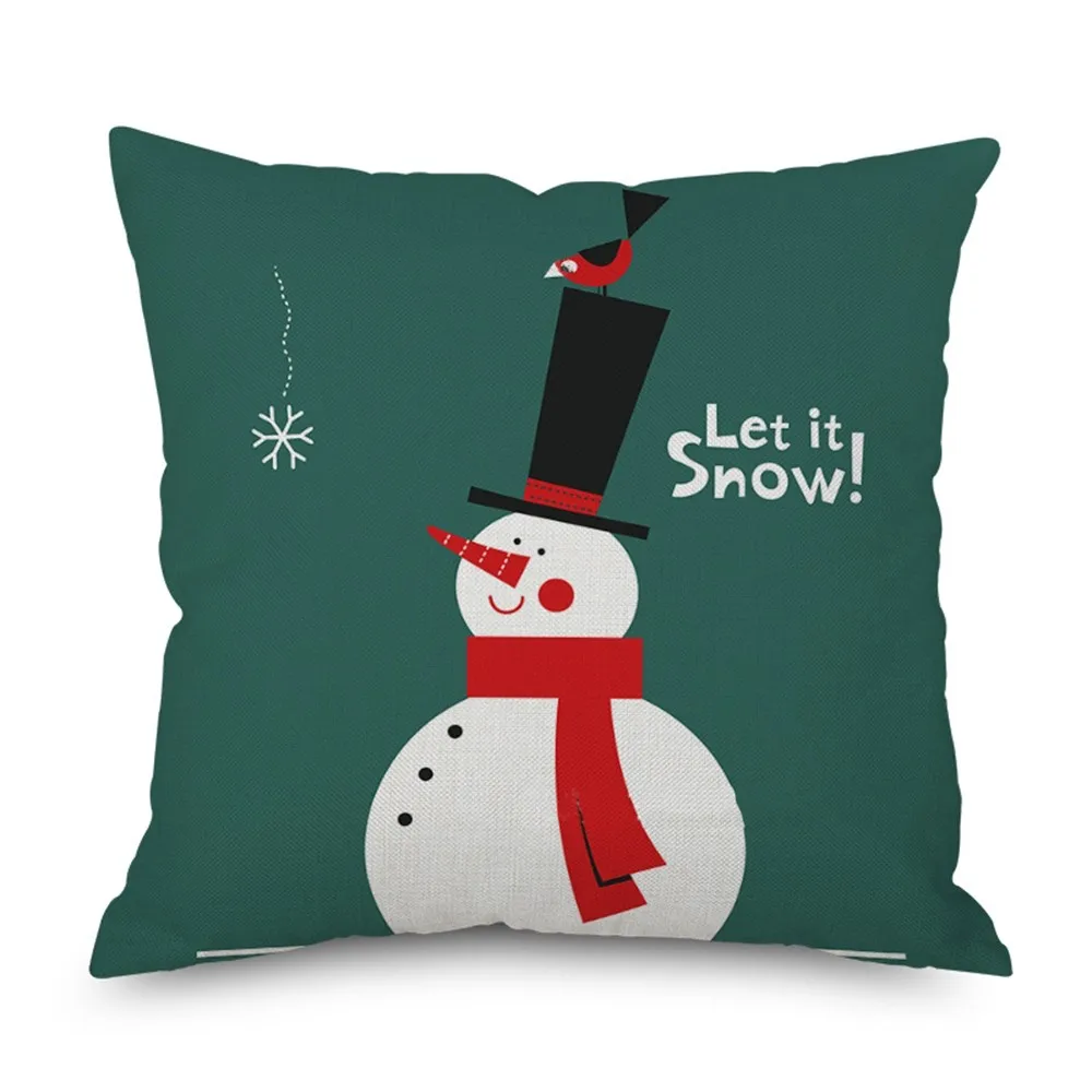 Рождественские подарки Санта Клауса из хлопчатобумажной ткани с узором олень