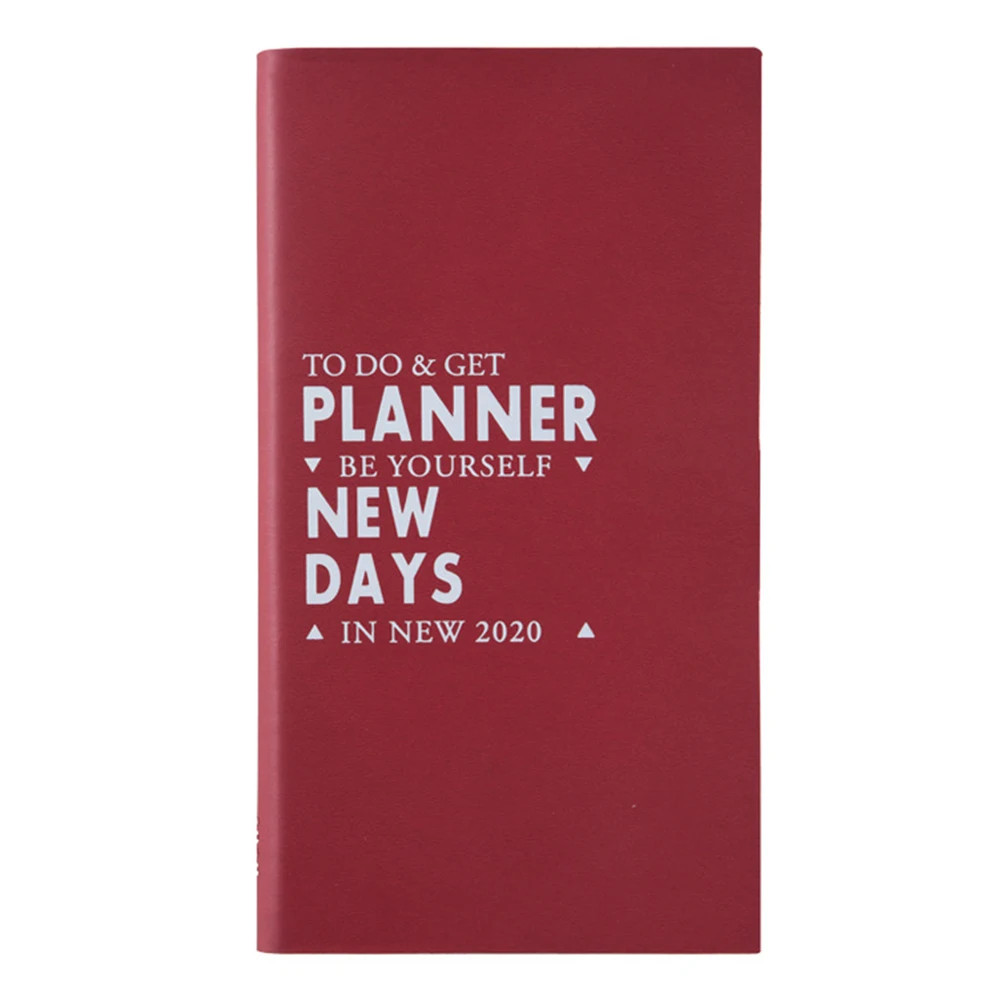 2020 планировщик организатор Еженедельный ежемесячный А6 расписание годовой