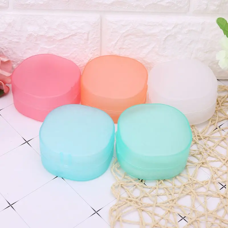 Портативный держатель для мыла тарелка посуды Круглый герметичный контейнер с