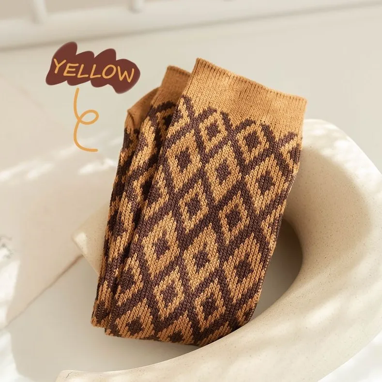 Носки для новорожденных милые хлопковые носки в клетку со стразами модные