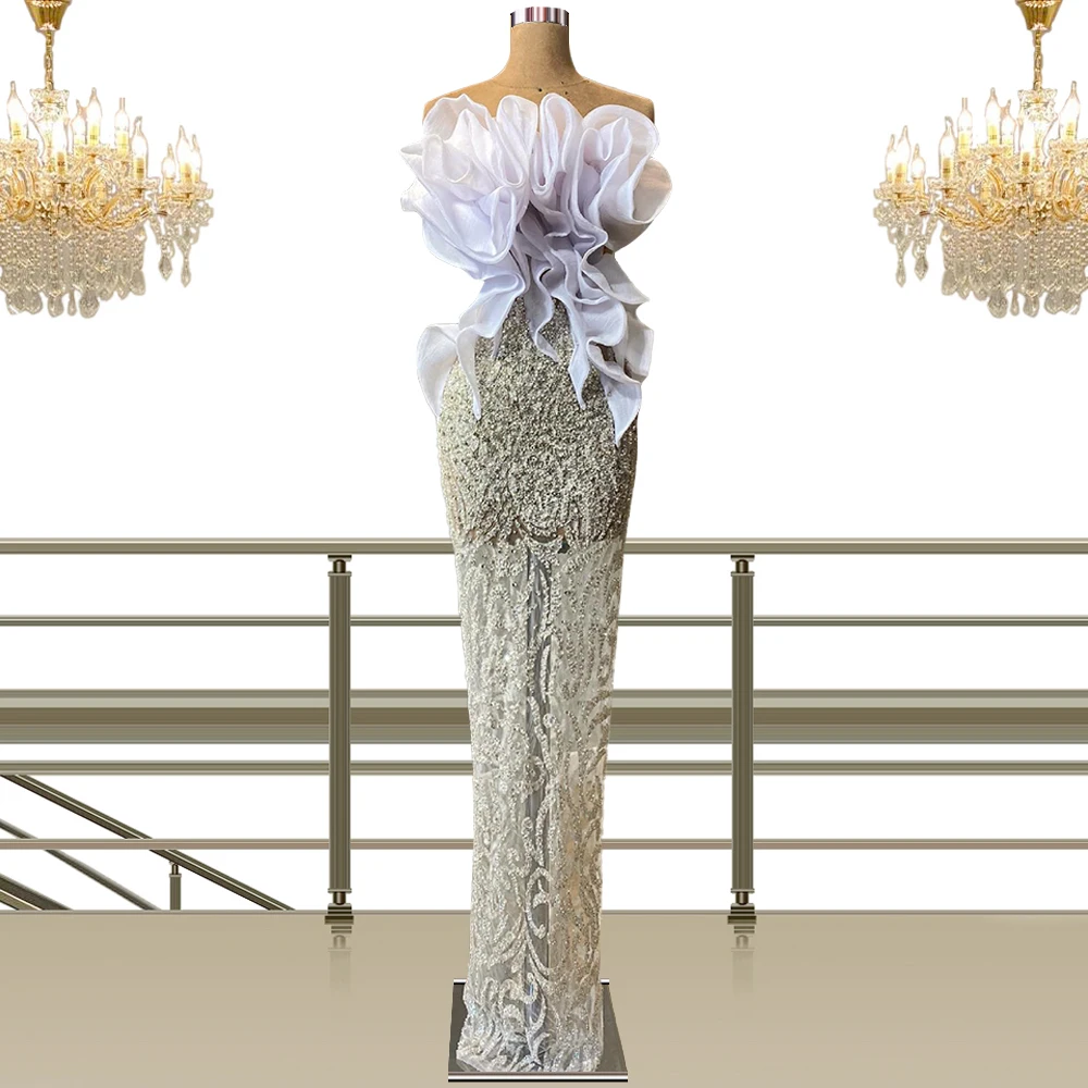 

Evening Gown Woman Party Dress Long Prom Outfit Fashion Runway Pageant Show Clothing Vestidos De Noite Haute Couture