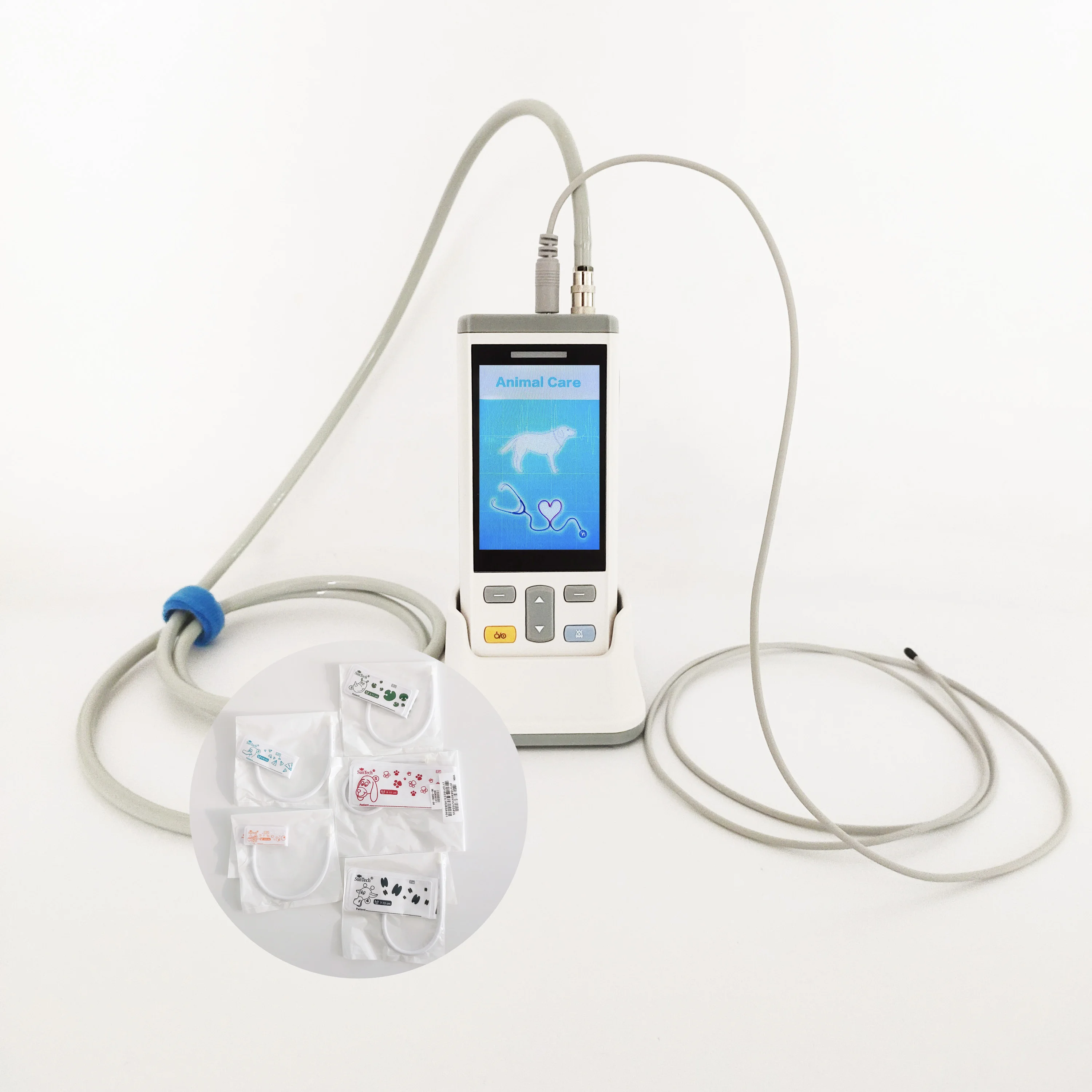 Ветеринарный Переносной монитор жизненно важных сигналов общего назначения PC100NV