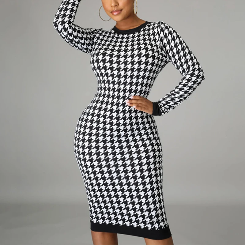 

Dresses Women Evening Dresses O Neck Hollow Out Ladies Party Dress Fall Winter 2021 New