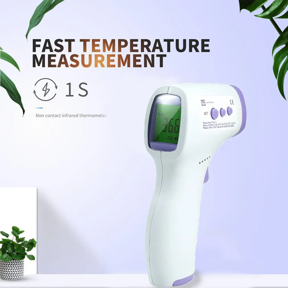 

High precision Infrared Thermometer Digital Thermometers Infrared Laser Thermometer Non Contact Forehead Thermometer For Fever