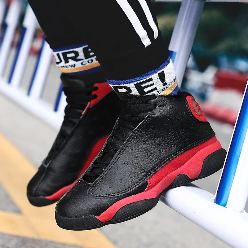 Мужская Баскетбольная обувь для мальчиков Новинка 2019 года весенние детские кроссовки улицы нескользящая