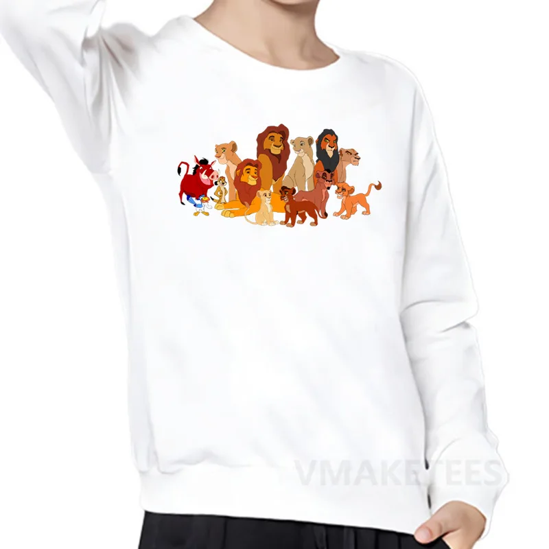 Детские толстовки с героями мультфильмов Король Лев хлопковая толстовка для