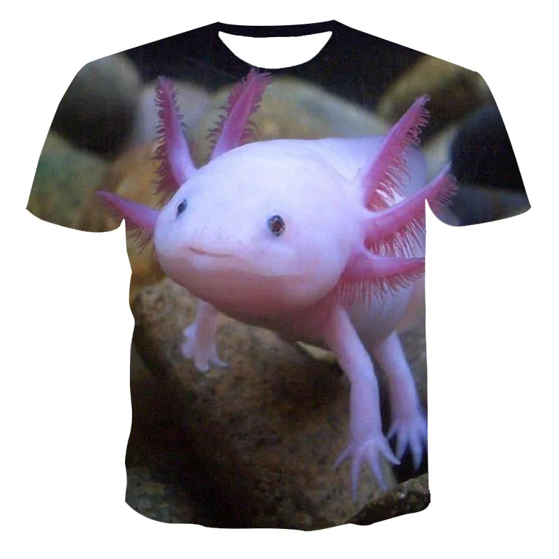 

Hot Selling Funny Men'S 3D T-Shirt Print Baby Fish Pattern Short Sleeve Street Casual Fashion Sports Short Sleeve XXS-6XL