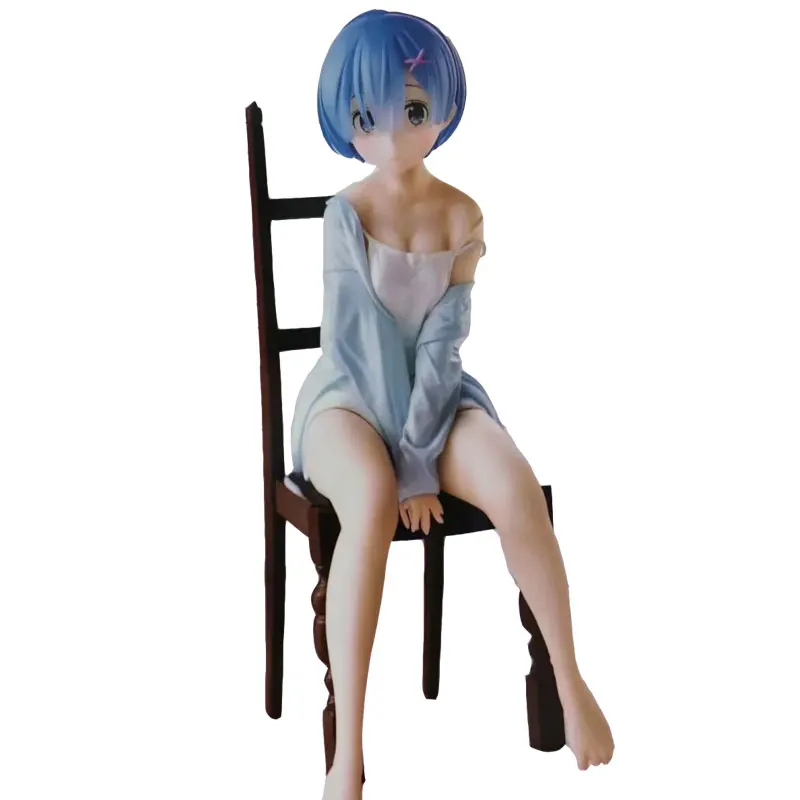 

Re: Life a Different World from Zero Rem Sitting on the Chair PVC Action Figure Japanese Anime Figure Model Collecitble Toy Doll