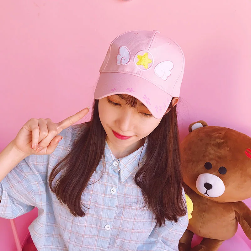 Tor Sakure шляпа для карт аниме Kawaii косплей девочка милый 3D розовый хлопок головной