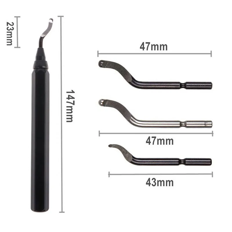 

Set Burr Handle Metal For Copper Steel Woodworking Workshop Equipment Tool