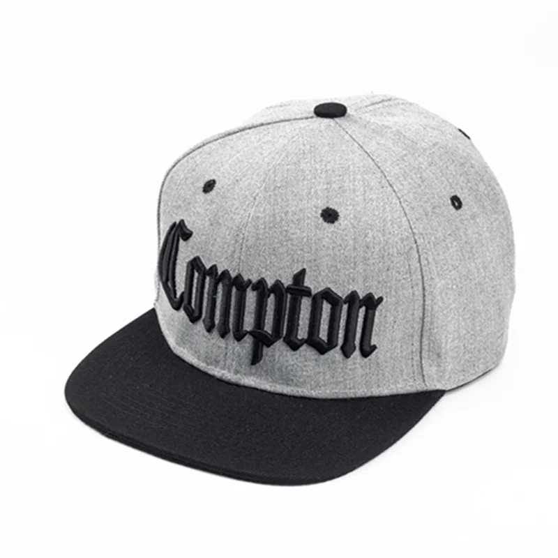Бейсболка с вышивкой COMPTON модная кепка в стиле хип-хоп Спортивная Регулируемая