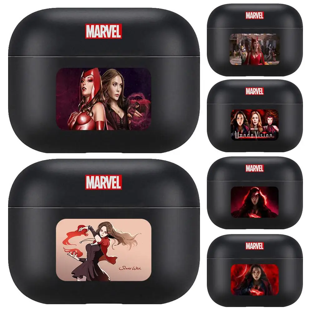 

Scarlet Witch For Airpods pro 3 case Protective Bluetooth Wireless Earphone Cover for Air Pods airpod case air pod Cases black 1