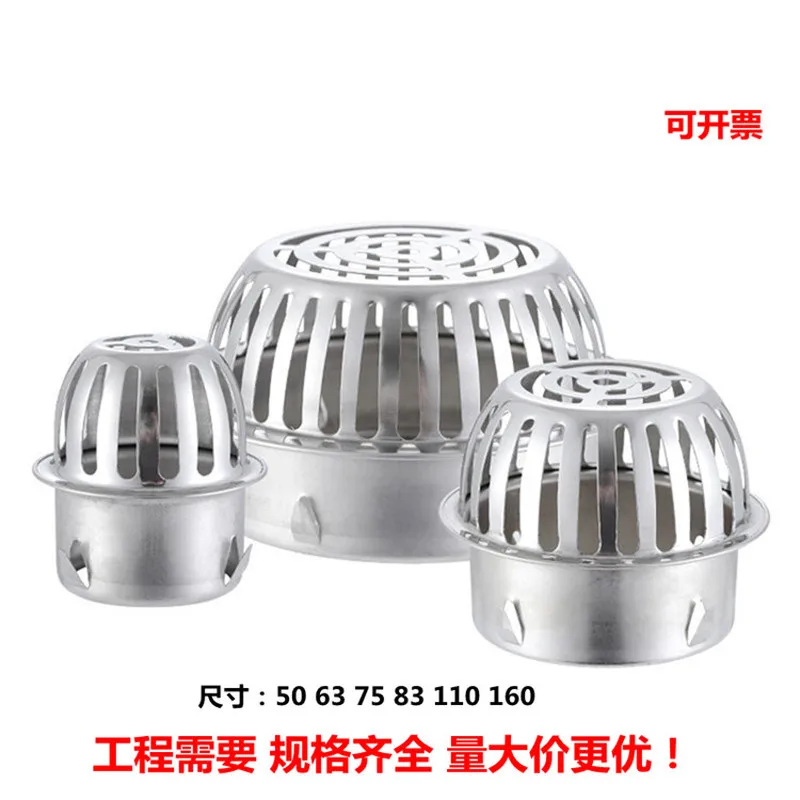 304 для крыши балкона из нержавеющей стали Круглый слив в полу с большим объемом