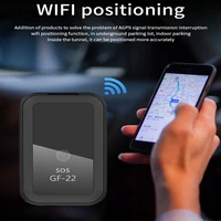 2021 gf22 car gps tracker support tf card 16gb strong magnetic small location tracking device locator for car recording tracking