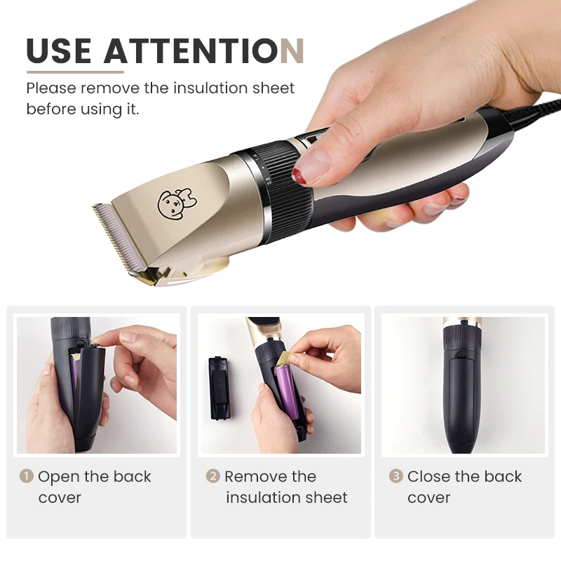 Электрическая машинка для стрижки домашних животных Аккумуляторный USB-Триммер