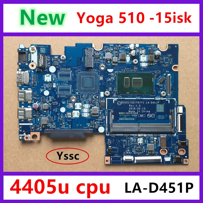 Новинка 5B20L46064! LA D451P материнская плата для ноутбука Lenovo Yoga Flex4 1570 510 15ISK