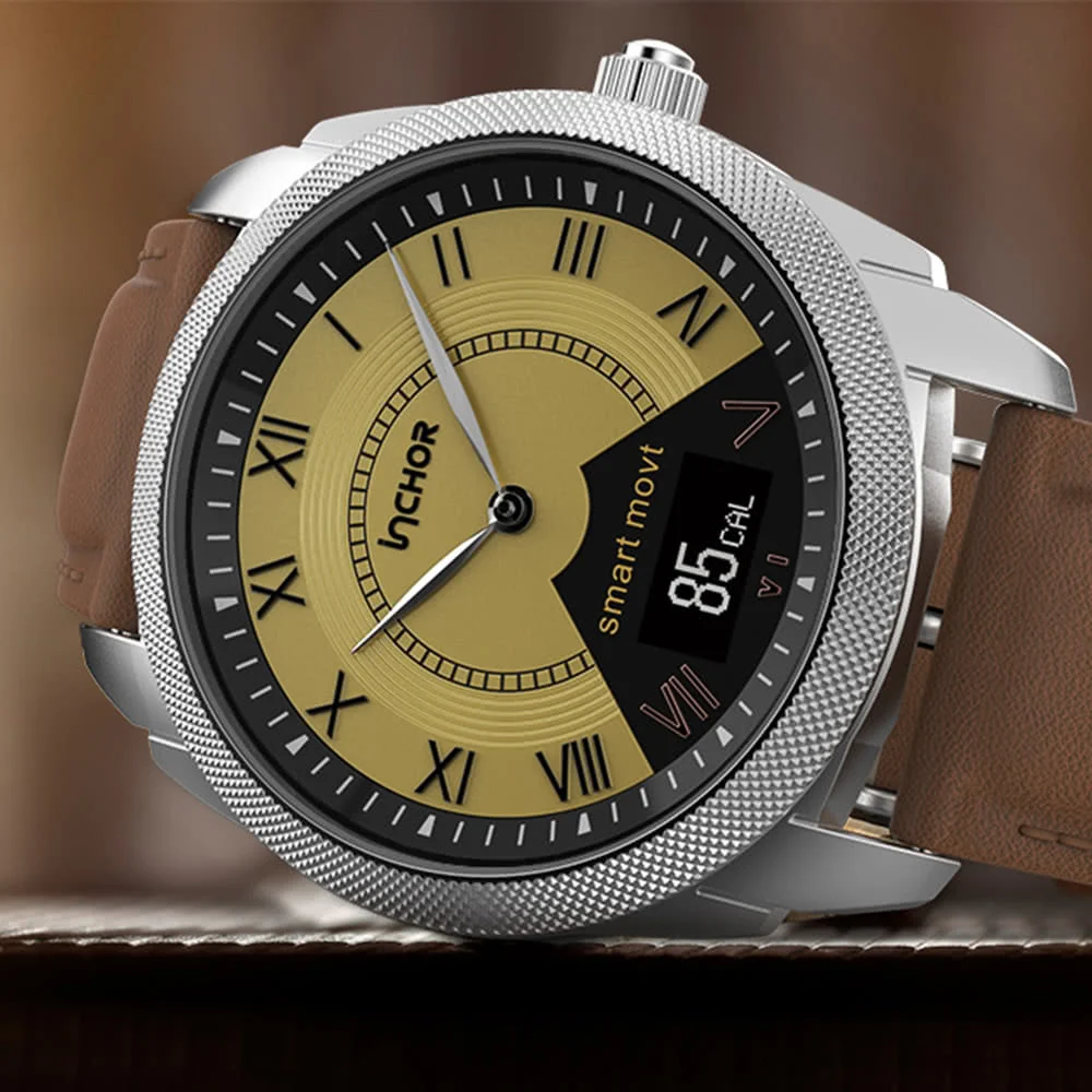 

Smartwatch with Auto Calibration Module BT 4.0 Activity Tracker Time Reminder Call Notification Blood Pressure Heart Rate Health