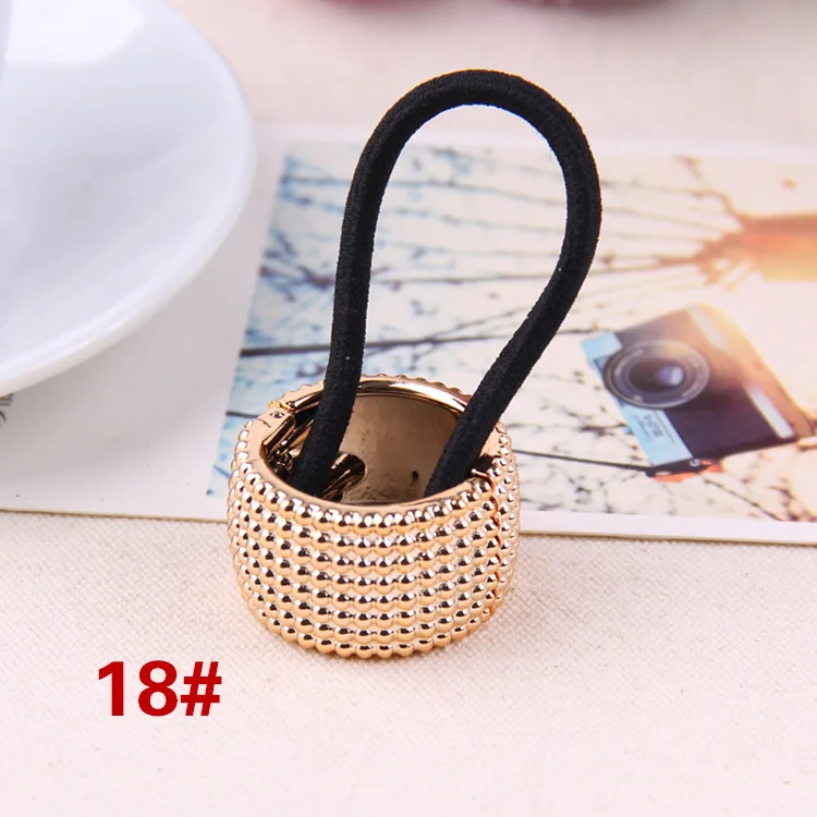 2021 лента для волос с жемчугом женские аксессуары резинки хвостик в стиле Punk