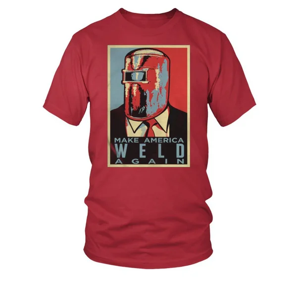 

Футболка мужская Make American Weld Again T