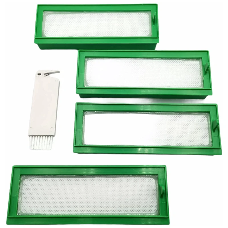 

1 Set of 4 Combination Filters Compatible for Vorwerk Kobold VR200 VR300 Series Vacuum Cleaners, HEPA Filter Robot Series