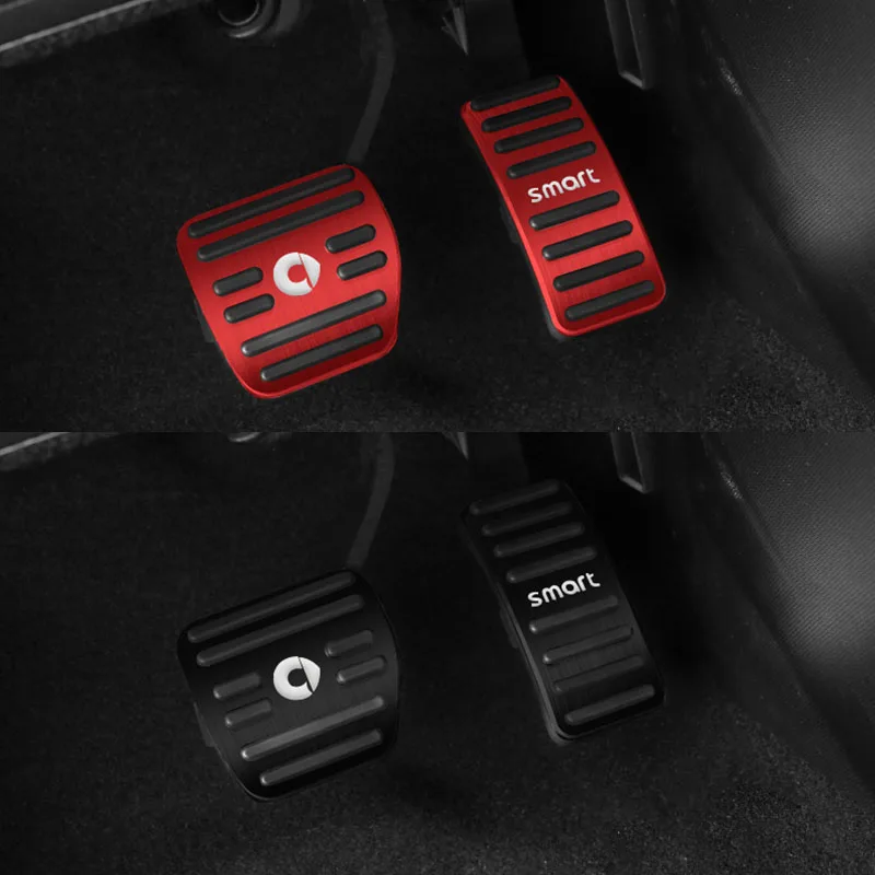 2 шт. Нескользящая крышка педали тормоза дроссельной заслонки из алюминиевого