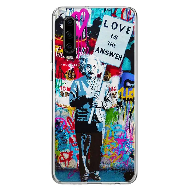 Чехол для телефона с граффити Banksy Huawei Y5 Y6 Y7 Y9S Honor 9 10 Lite 8A 8X 8S 9X P Smart Z 2019 7X 7A мягкая