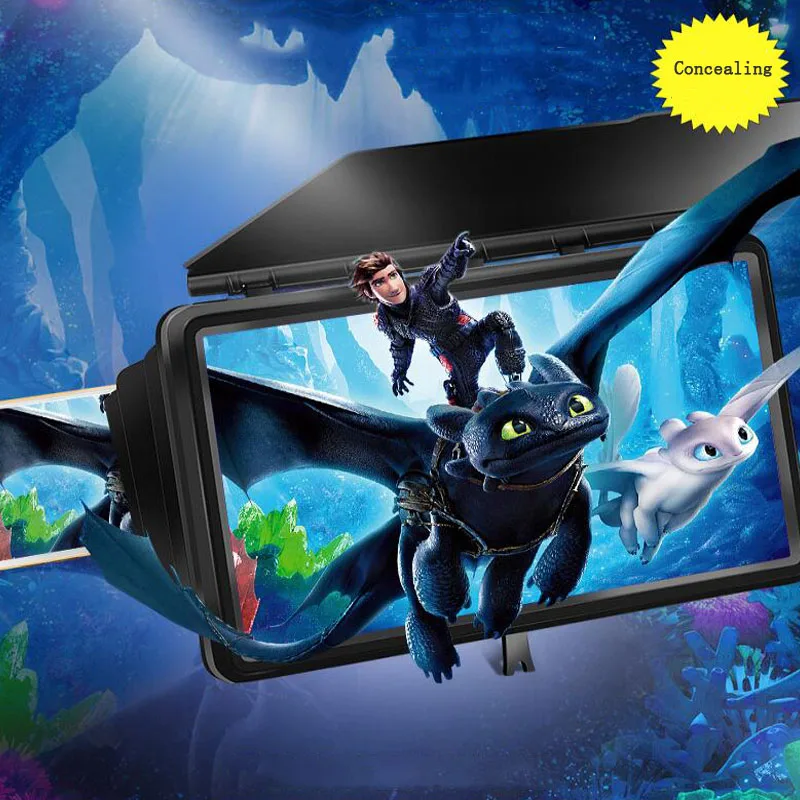 

12 Inch Telescopic 3D Mobile Phone Screen Magnifier HD Anti-reflective Movie Video Holder Projector For Cell Phone Accessories