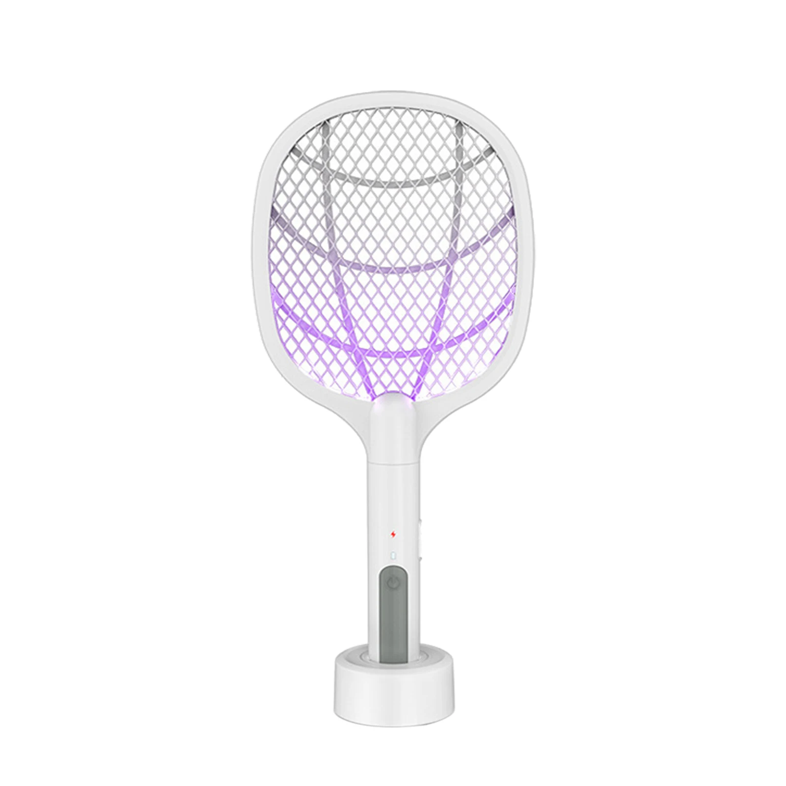 

2-in-1 Household Electric Mosquito Swatter Lithium Battery Mosquito Killer LED Purple Light Mosquito Trap Set Mosquito Trap Lamp