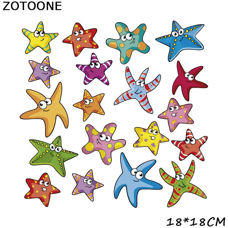 ZOTOONE, милый медведь, нашивки в форме животных, железные передачи для футболки, детский подарок, сделай сам, одежда, наклейки с милым дельфином - Цвет: 43