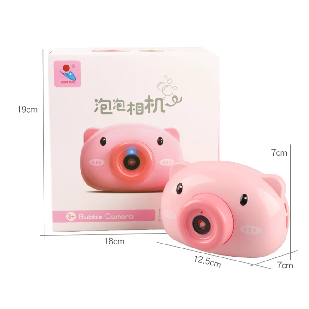 

Children's Camera Bubble Camera Electric Music Bubble Blower Camera Bubbler Maker For Kids Birthday Gift Soap Blow Bubbles