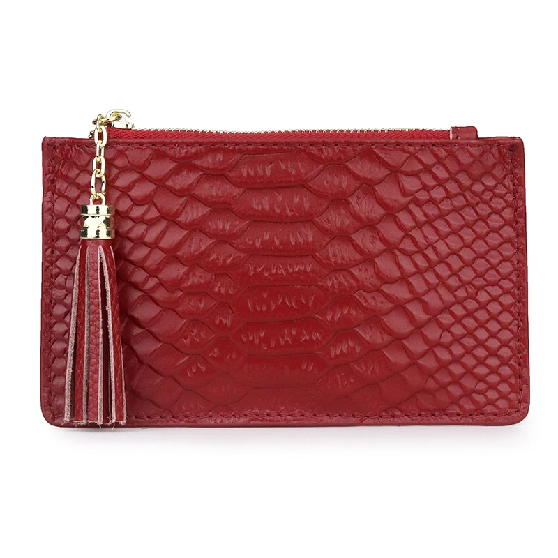 Модный практичный женский кошелек для ключей премиум-класса кожаный монет