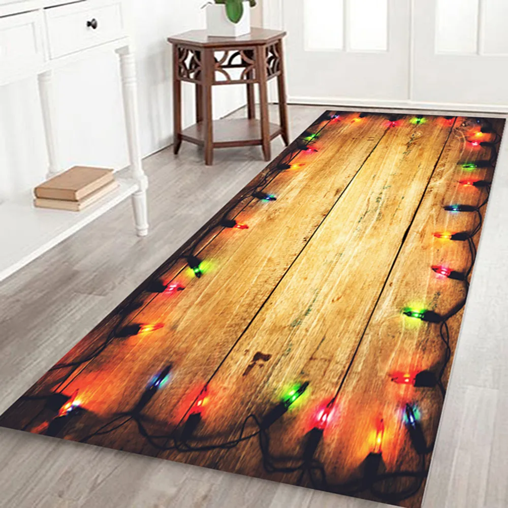 Рождественские ковры для гостиной спальни коврики зоны Нового года детский