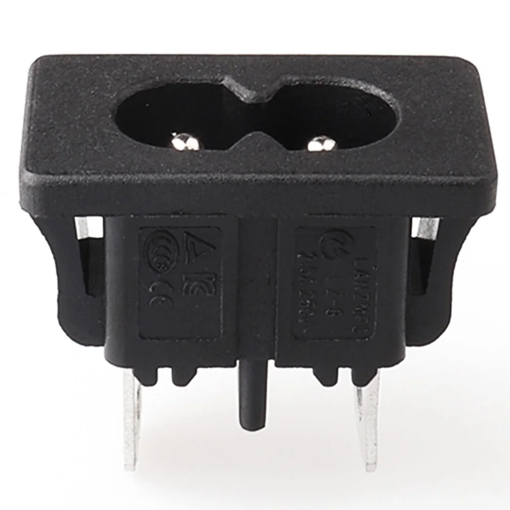 LZ-8-6BS9 IEC C8 2 pin AC power socket industrial plug electrical holder | Обустройство дома