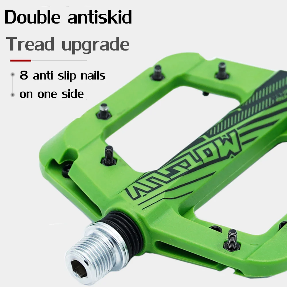 MOTSUV велосипедная педаль из нейлонового волокна Ультралегкая широкая подшипника
