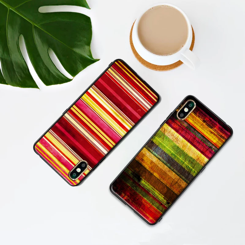 For Xiaomi Redmi 7A K20 pro 6 Note 5 8 Striped color element 7 4X 5A 16G 32G GO Pro case Cover | Мобильные телефоны и