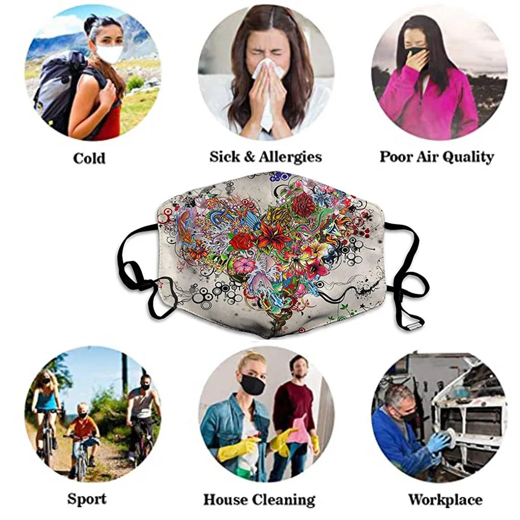 1 шт. повязка пыле ветрозащитный туманной дымки защитная маска маски для лица