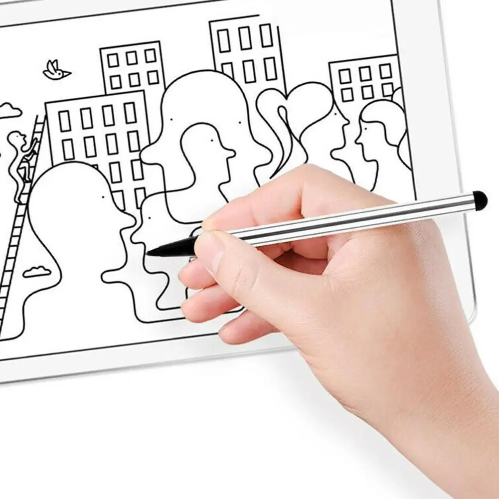 

Universal 2 in 1 Stylus Pen Drawing Tablet For all the Ipad Pen screen For Iphone Tablet Samsung Stylus Phone capacitive G6Y5