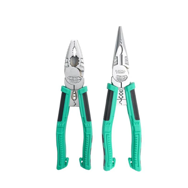 

Multifunction Electrician Cable Wire Cutter Plier 8" Long Nose Plier Cutting Nippers Stripping Crimpping Hand tools