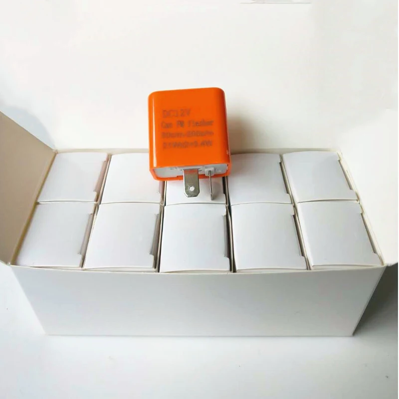 2 контактное светодиодное проблесковое реле 12 В Регулируемая частота сигналов